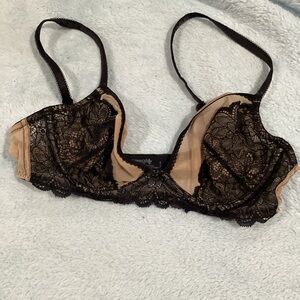 Lily of France Elegant Black Lace Bra